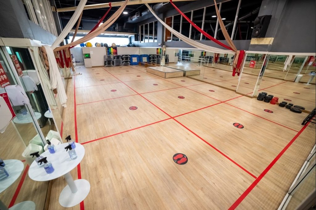 A Sala de Ginástica da Cia Athletica SJC possui uma superestrutura que se adequa a qualquer modalidade de ginástica.  